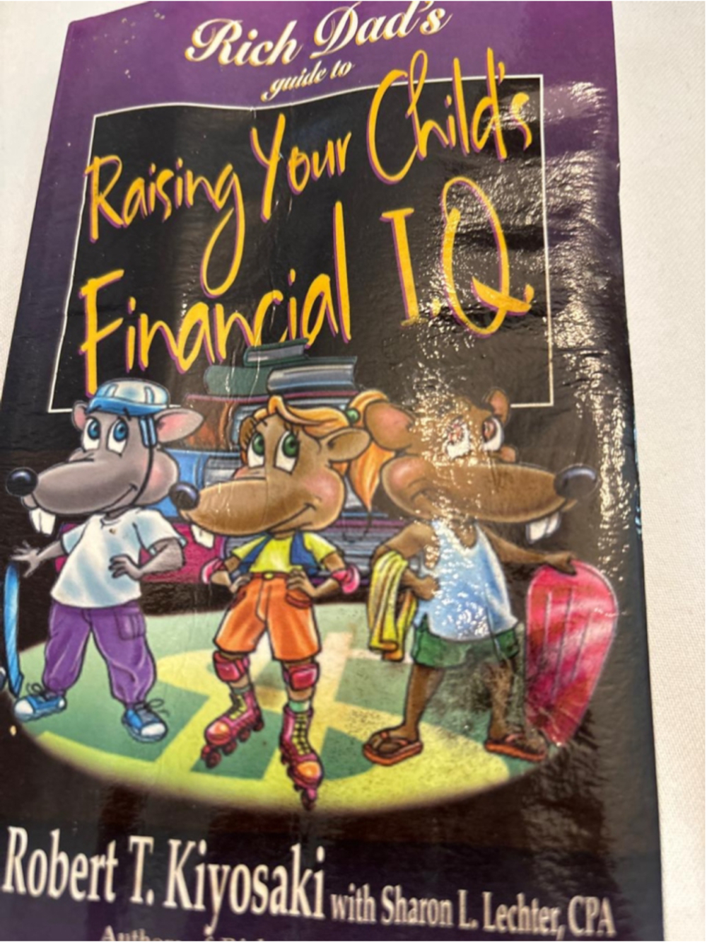 Rich Dad Raising Your Child's Financial I.Q. Book One Size Purple Yellow #E53